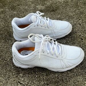 Safe T Step Comfort All White Sneakers Size 7.5